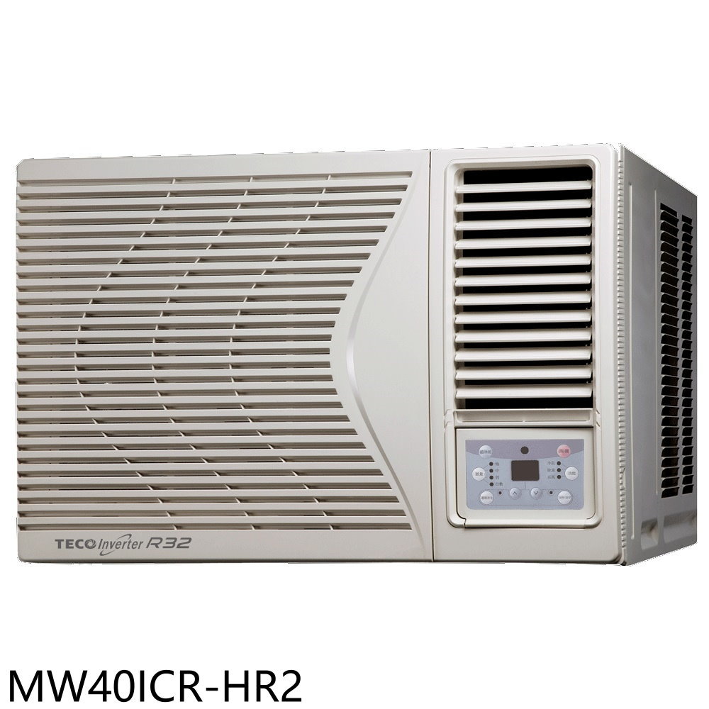 全館領券再折★東元【MW40ICR-HR2】變頻右吹窗型冷氣6坪(含標準安裝)