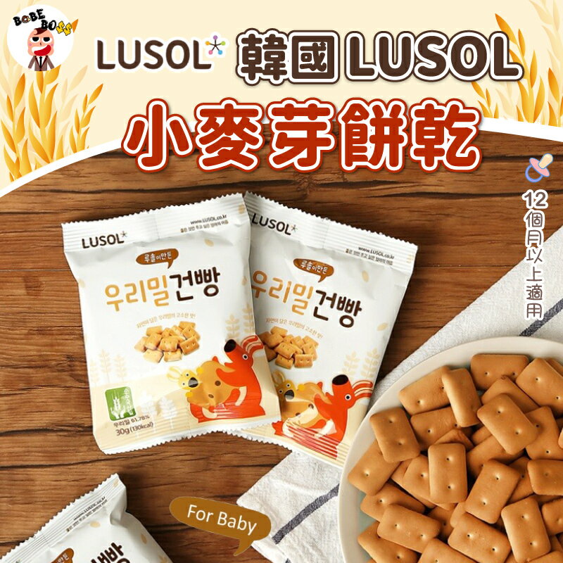 LUSOL小麥芽餅乾 兒童餅乾 韓國兒童餅乾 韓國LUSOL餅乾 LUSOL小麥芽餅乾