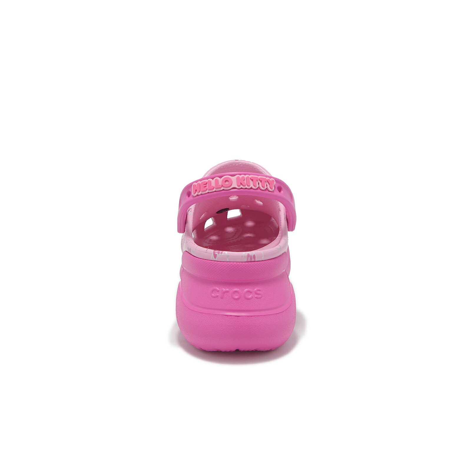 Crocs 洞洞鞋 厚底洞洞鞋 Hello Kitty Bae Clog 女鞋 復古 Bae克駱格 卡駱馳 粉紅 21119990H 2