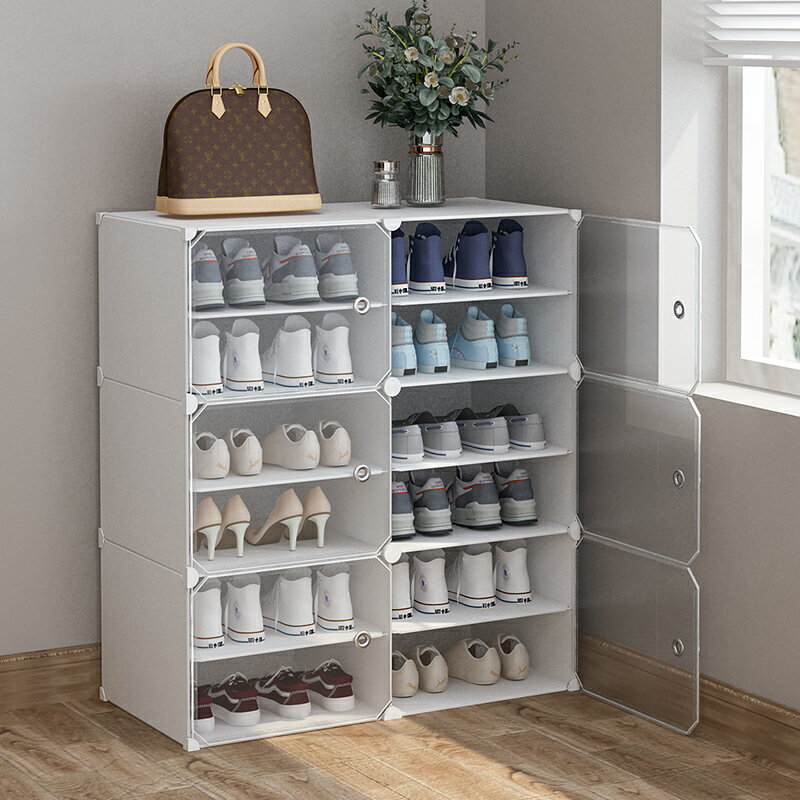 簡易鞋柜家用防塵收納神器多層室內好看經濟型鞋架子放門口大容量