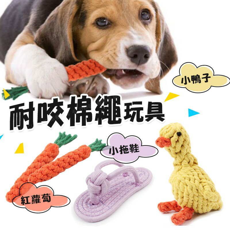 【歐比康】造型棉繩 胡蘿蔔編織繩 寵物棉繩玩具 寵物玩具 貓狗玩具 磨牙球 寵物咬球 棉繩玩具