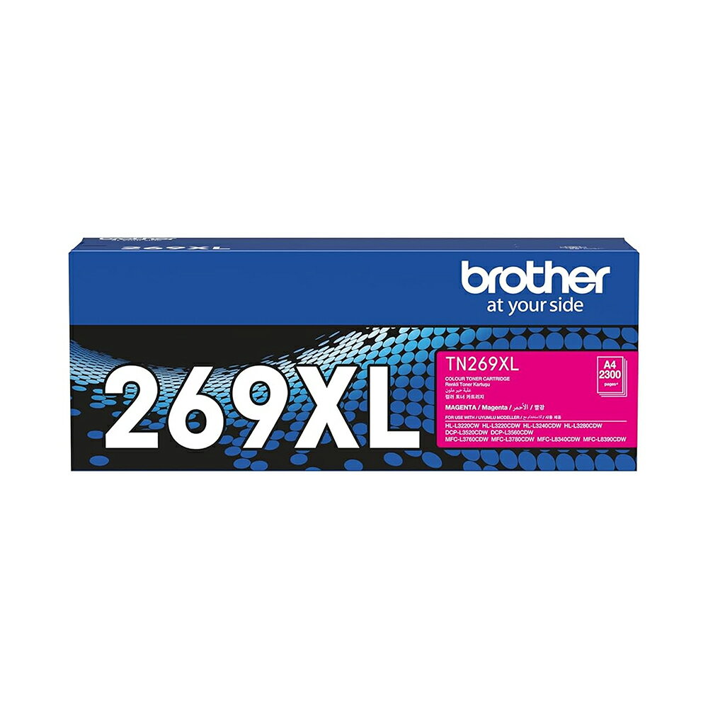 Brother TN-269XLM 原廠洋紅色高容量碳粉匣 適用 HL-L3280CDW/MFC-L3760CDW/MFC-L3780CDW