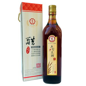 【高記】五賢老醋2001年限量750ml堅持無毒無化學添加百年釀造工法