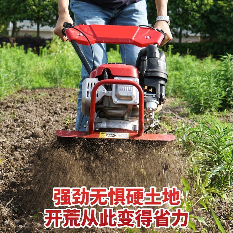 【最低價】【公司貨】本田王微耕機小型新款家用四沖程松土水田鋤草開溝機翻地開荒旋耕 3