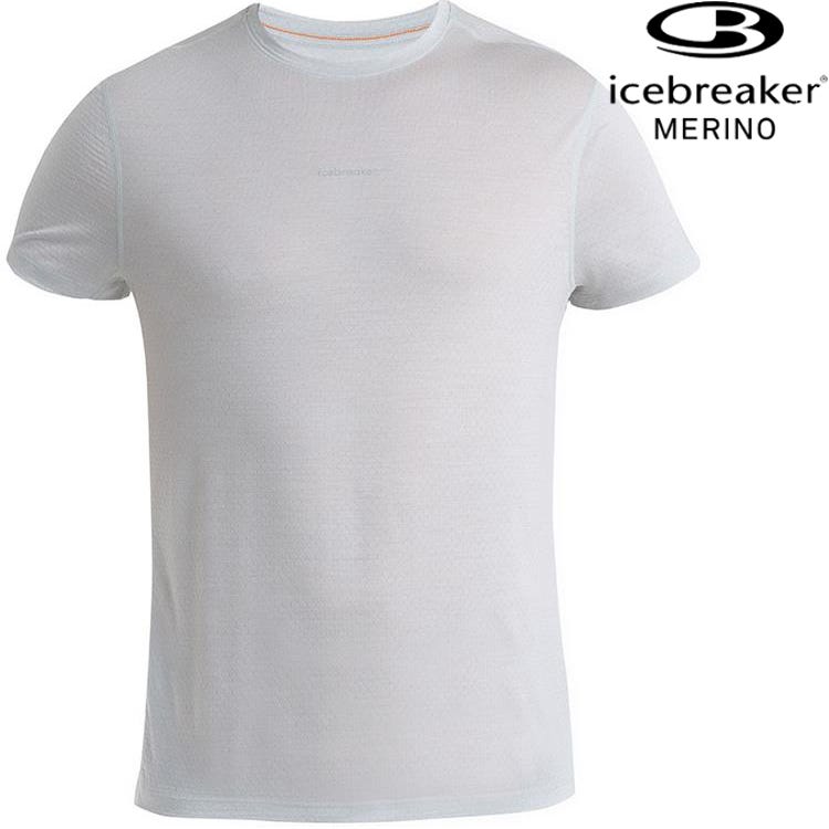 Icebreaker Speed Cool-Lite 男款 網眼透氣圓領短袖上衣-125 0A56WA 568 米灰