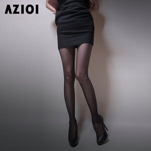 AZiOi春季連褲襪薄款夏季褲襪子春秋女顯瘦黑色肉色絲襪
