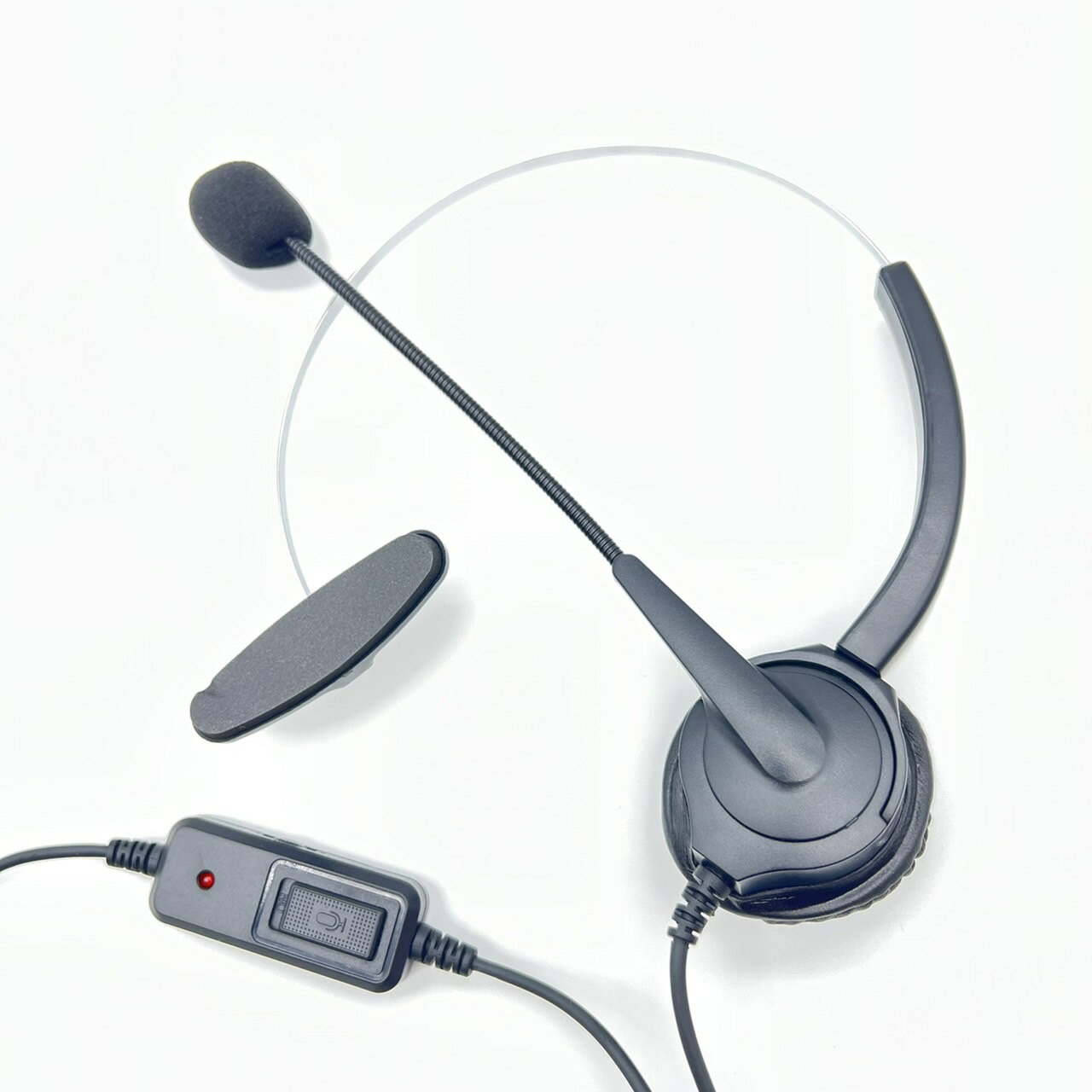 眾通FCI 騰祥dkt-525md 電話專用 單耳耳機麥克風 含調音靜音