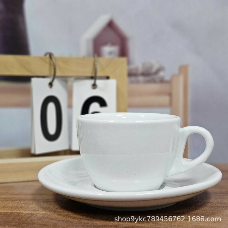 卡布奇諾咖啡杯180ML純白CAPPUCCINO專業商業拉花咖啡杯咖啡店