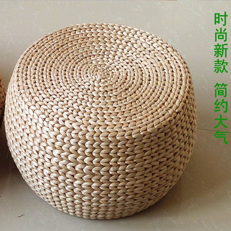 附發票 坐墊 藤編坐墊 蒲團 和室椅 草編坐墊 蒲團坐墊 榻榻米坐墊 日式坐墊 打坐墊 禪修墊 藤編椅家用草編坐墩換鞋凳榻榻米坐墊蒲團客廳酒店茶幾實木圓矮凳沙發凳
