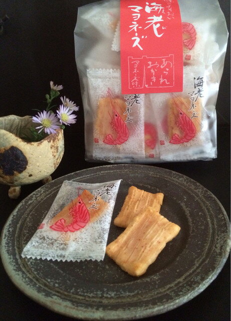 日本知名品牌超級好吃超人氣鮮蝦海老美乃滋仙貝餅乾一口接著一口好唰嘴獨立包裝--日本製--現貨＊１在台