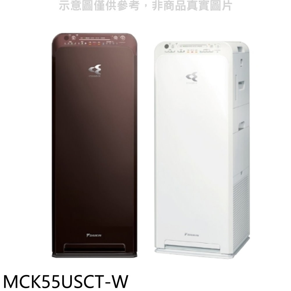 APP下單4%點數★大金【MCK55USCT-W】12.5坪空氣清淨機 白色
