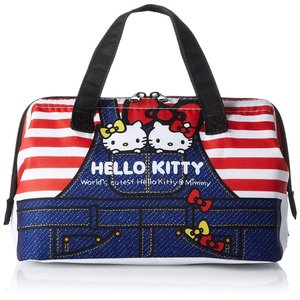 大賀屋 日貨 HELLO KITTY 保溫袋 便當袋 保溫袋 午餐袋 手提袋 KT 三麗鷗 正版 J00019070