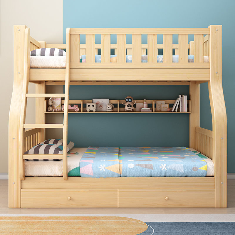 【限時優惠】全實木上下床雙層床兩層高低床雙人床上下鋪木床兒童子母床組合床