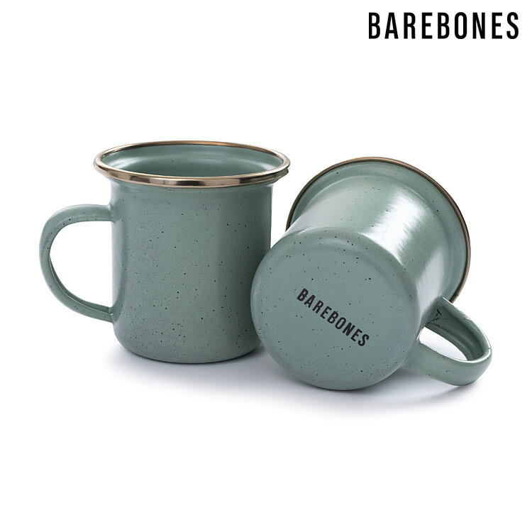 【兩入一組】Barebones CKW-429 迷你琺瑯杯組 Enamel Espresso Cup (4oz) 薄荷綠 / 城市綠洲 (杯子 茶杯 水杯 馬克杯)