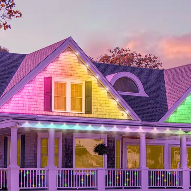 戶外屋檐燈LED智能防水屋檐燈屋檐燈多規格可選幻彩APP控制