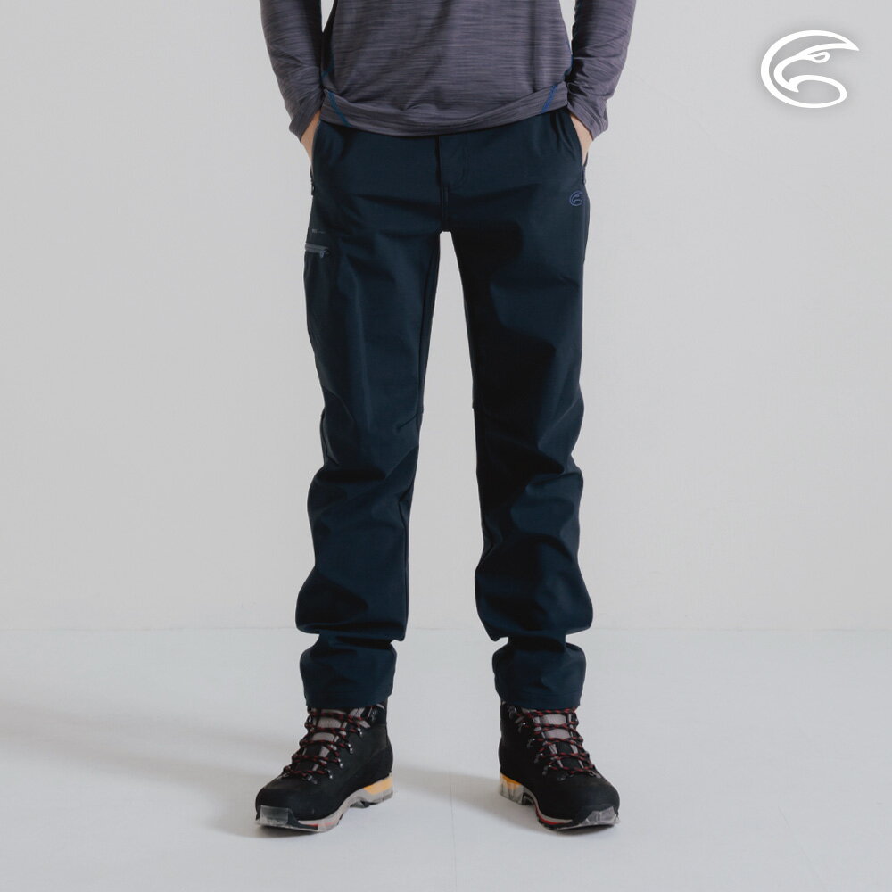ADISI 男Softshell撥水防風輕量保暖長褲 AP2421031 (M-3XL)｜3L 防風膜 磨毛 防潑水 彈性 快乾 軟殼