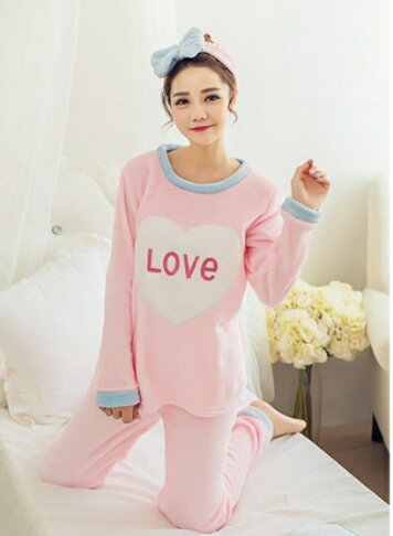 法蘭絨睡衣 居家服 珊瑚絨睡衣 睡衣套裝 水貂絨睡衣 櫻桃嚴選 多款多色 保暖睡衣 法蘭絨居家服 保暖居家服 2