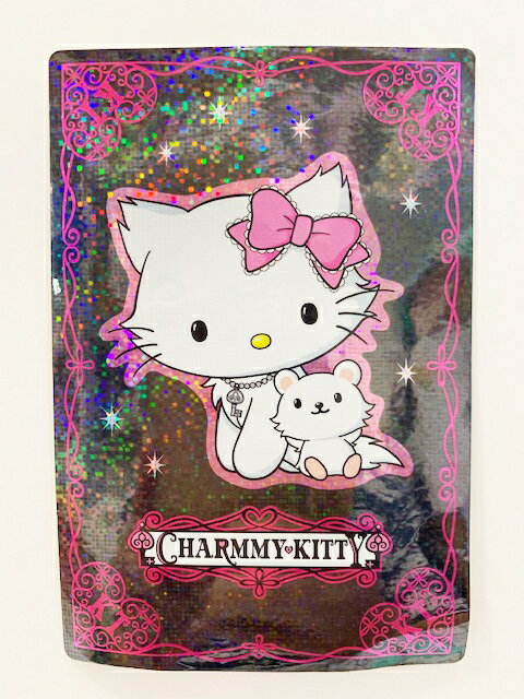 【震撼精品百貨】寵物貓 Charmmy Kitty 三麗鷗 寵物貓貼紙-閃亮黑#72102 震撼日式精品百貨