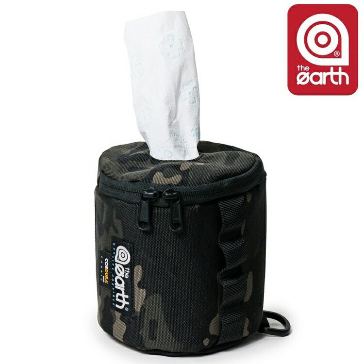 the earth CORDURA 捲筒衛生紙收納套 TECPDC5 BCF 黑迷彩