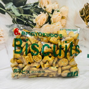 日本 Beigyokudo 米玉堂 英文字母造型 海苔風味餅乾 190g｜全店$199免運