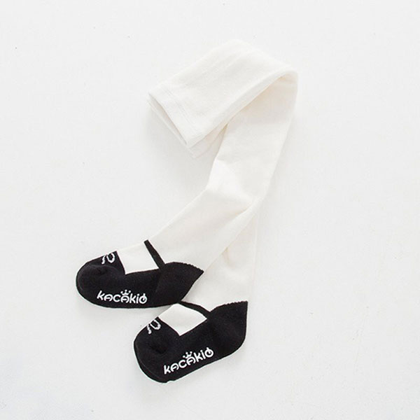 ins 假鞋子 褲襪 芭蕾舞 蝴蝶結 娃娃鞋 公主 洋裝 小禮服 女童 寶寶 嬰兒 襪子 黑紅白 歐美 新年 聖誕 小香 ANNA S. 8