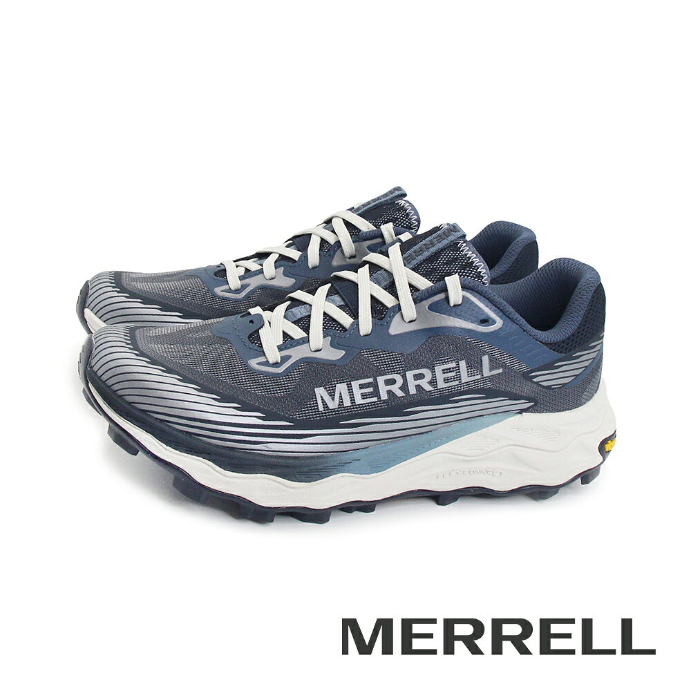 MERRELL(男)AGILITY PEAK 6 輕量戶外越野訓練鞋 男鞋-深藍色