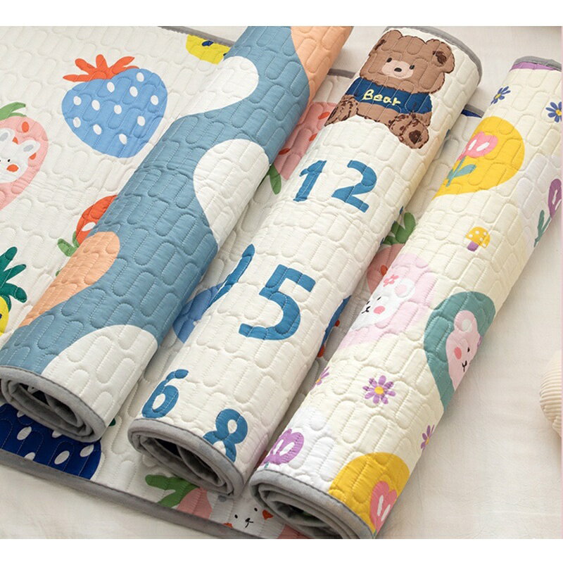 台灣現貨｜可愛純棉防水墊 生理墊 防尿墊 可水洗防漏墊 1