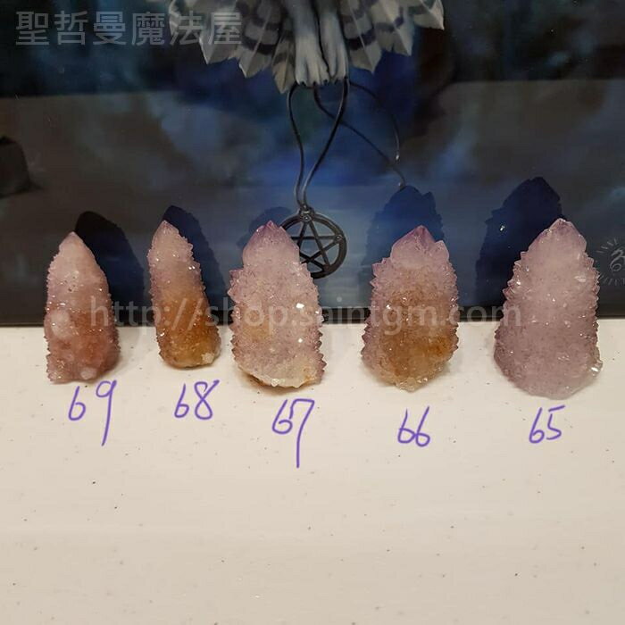 【土桑展精選寶物】仙人掌水晶191204~65-69號(Cactus Quartz) ~南非