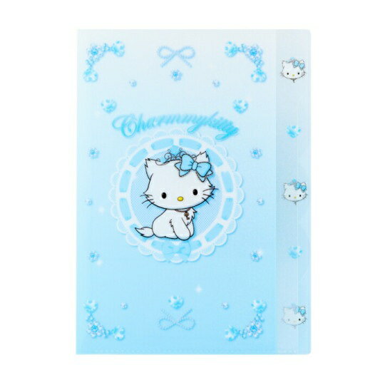 【震撼精品百貨】寵物貓 Charmmy Kitty~日本SANRIO三麗鷗 寵物貓 A4五層資料夾-芭蕾款*78638