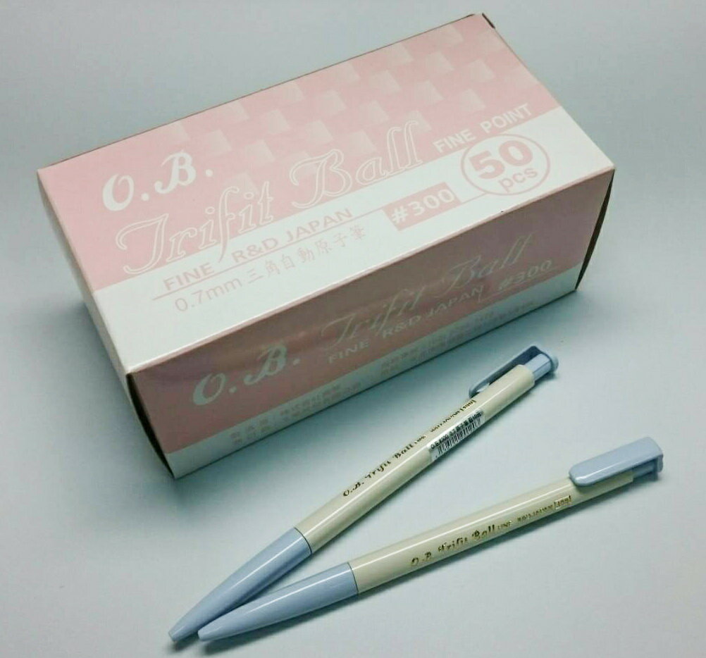 OB 300三角原子筆0.7mm(50支/盒)量販價【領券滿額再折千12/31止】