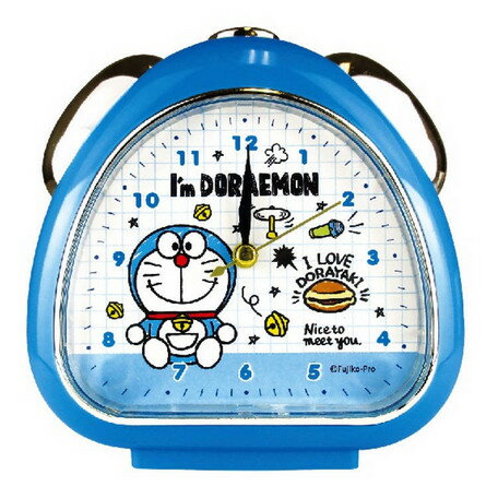 大賀屋 日貨 哆啦A夢 時鐘 鬧鐘 鬧鈴 造型時鐘 鐘 銅鑼燒 小叮噹 Doraemon 正版 授權 J00015515