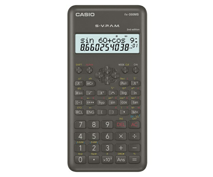CASIO FX-350MS-2 工程用計算機 (FX-350MS 第二代)
