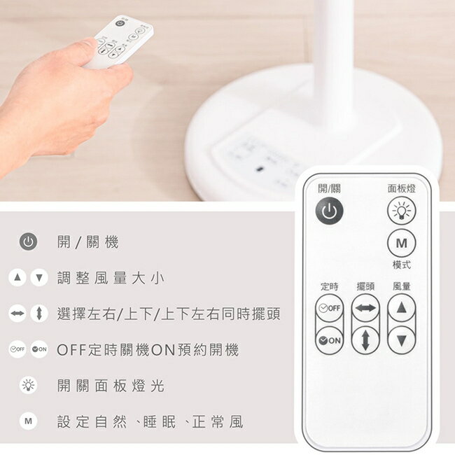 強強滾優選~KINYO 旋風式14吋9D擺頭DC電風扇 DCF-1420 極靜