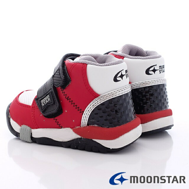 日本月星Moonstar機能童鞋矯健系列寬楦穩定彎曲鞋款21402紅黑(中小童段/中大童段) 5