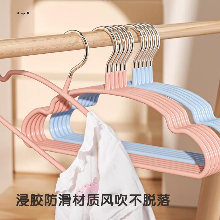 兒童衣架小孩家用多功能衣掛鉤衣撐防滑晾衣服架衣架子【步行者戶外生活館】P