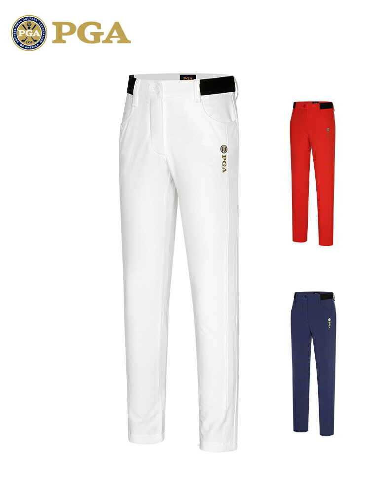 美國PGA兒童高爾夫球服裝春秋季女童運動長褲青少年磨絨保暖褲子