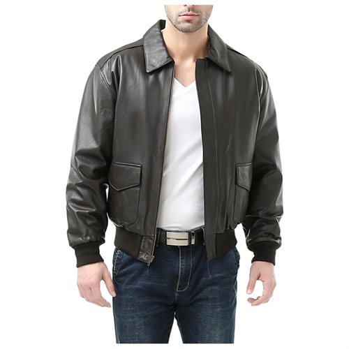 Luxury Lane: Landing Leathers Men's Air Force A-2 Leather Flight Bomber ...