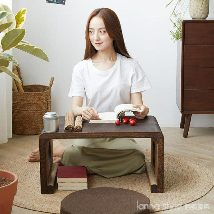 實木飄窗桌榻榻米茶几日式陽臺桌國學桌飄窗桌子炕桌小茶几矮桌木 雙11全館免運