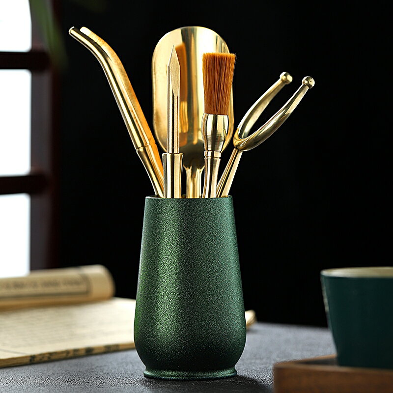 茶具六君子套裝功夫茶具用品配件泡茶工具大全茶刀茶針茶洗6君子 2