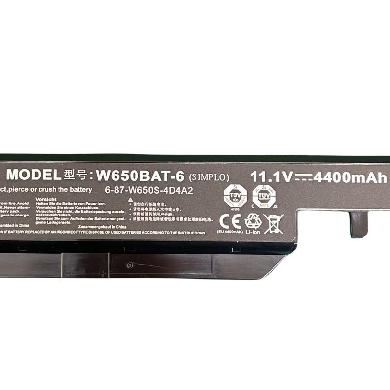 Hasee神舟戰神K650D-i5D2 3 K670D K640E 精盾K570N電池W650BAT-6