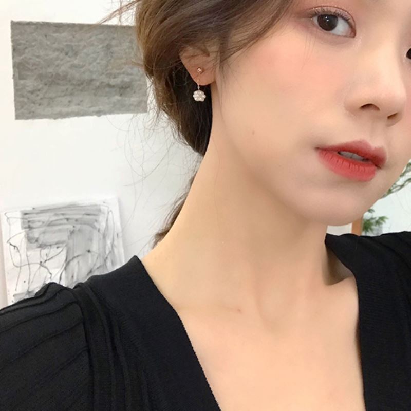帶珍珠耳環的少女季新款潮韓國氣質網紅釘耳夾無耳洞女耳飾女