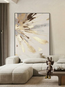 壁畫 客廳沙發背景墻抽象裝飾畫高級感大幅落地畫輕奢玄關現代簡約掛畫