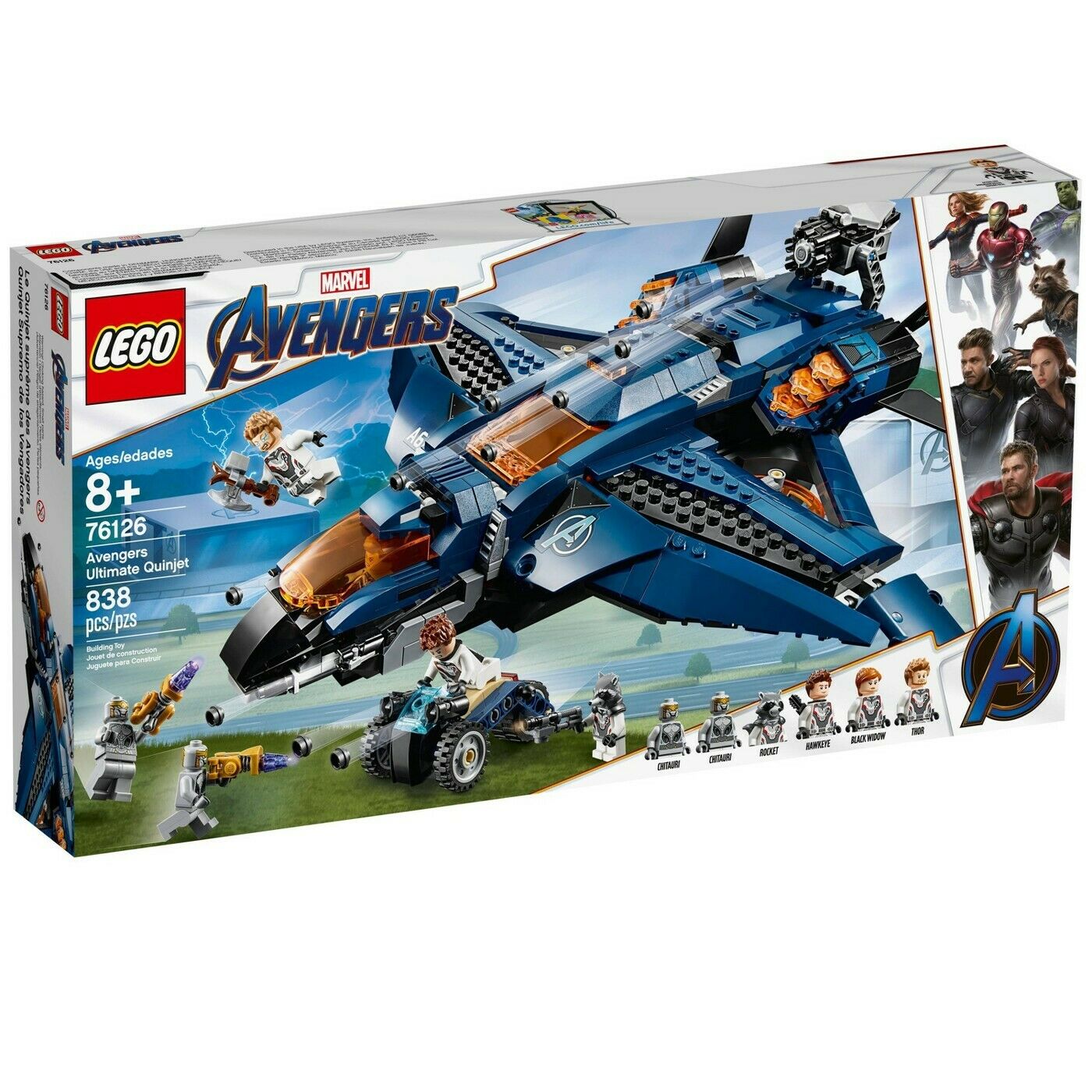 ☆勳寶玩具舖【現貨】LEGO 樂高 超級英雄 復仇者聯盟 76126 Avengers Ultimate Quinjet