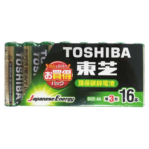 TOSHIBA東芝環保3號電池 16入【愛買】