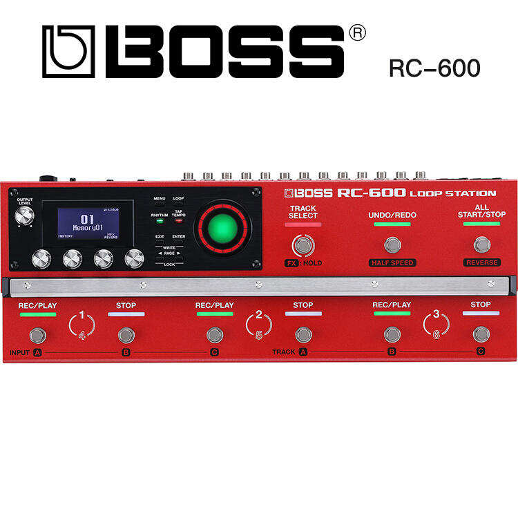 免運 BOSS RC-600 LOOP STATION 專業 循環 混音效果器 地板型 Looper【唐尼樂器】