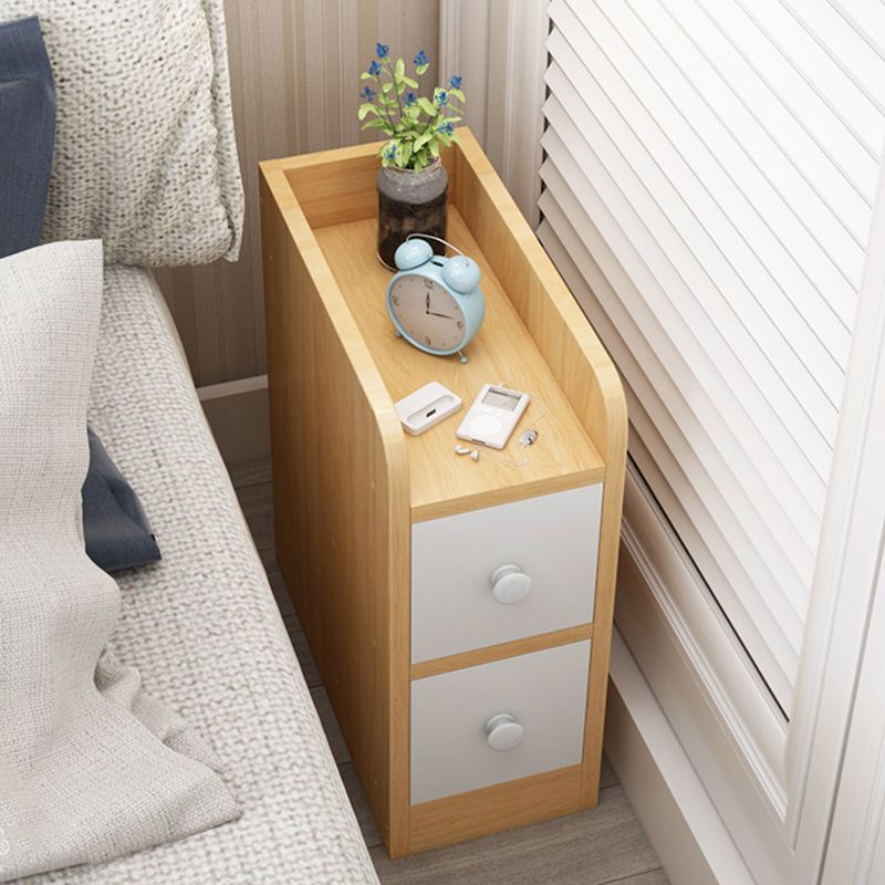 免運 超窄床頭櫃小型尺寸櫃子迷你簡約現代置物儲物臥室簡易夾縫床邊櫃-快速出貨