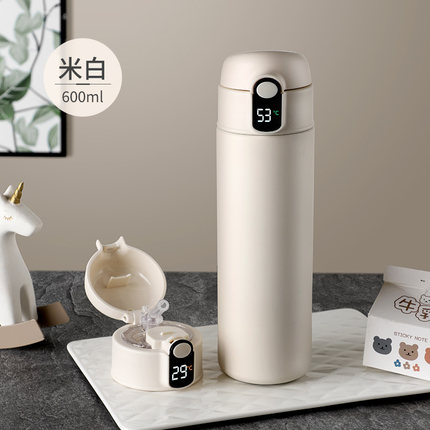 臥床老人專用的保溫杯防嗆防漏帶吸管杯老年人病人大人喝水杯子 4