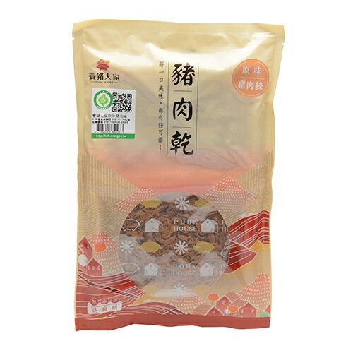 《原味豬肉絲》220g 【木粒煙燻 PelletSmoker】｜【養豬人家】 1