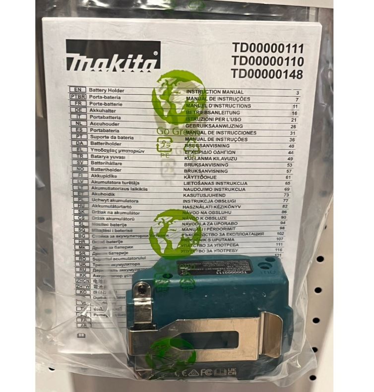 MAKITA 牧田 新款電池匣 12v TD00000110 18v TD00000111 二代電池匣 空調服配件