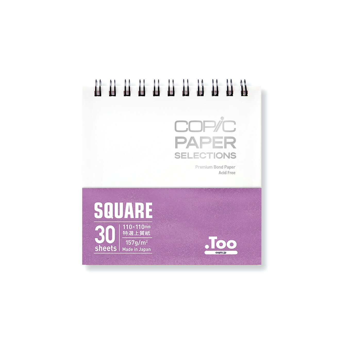 Copic 日本 Paper selctions 平滑 素描/寫生/插畫/漫畫 無酸環裝畫本 157g SQUARE 迷你速寫本 /本 SB-SS